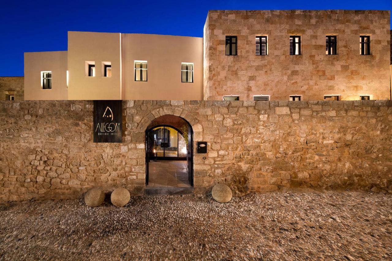Allegory Boutique Hotel Rhodes City Exterior foto